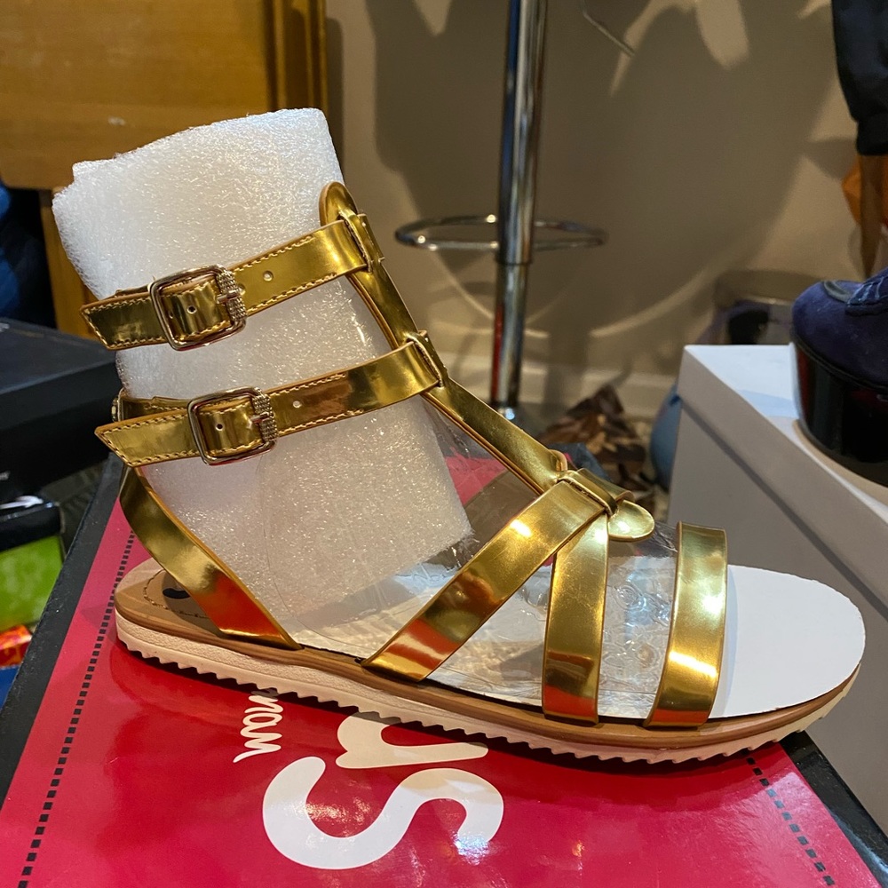 NIB Circus by Sam Edelman gold gladiator sandals, size 6 - Picture 5 of 6